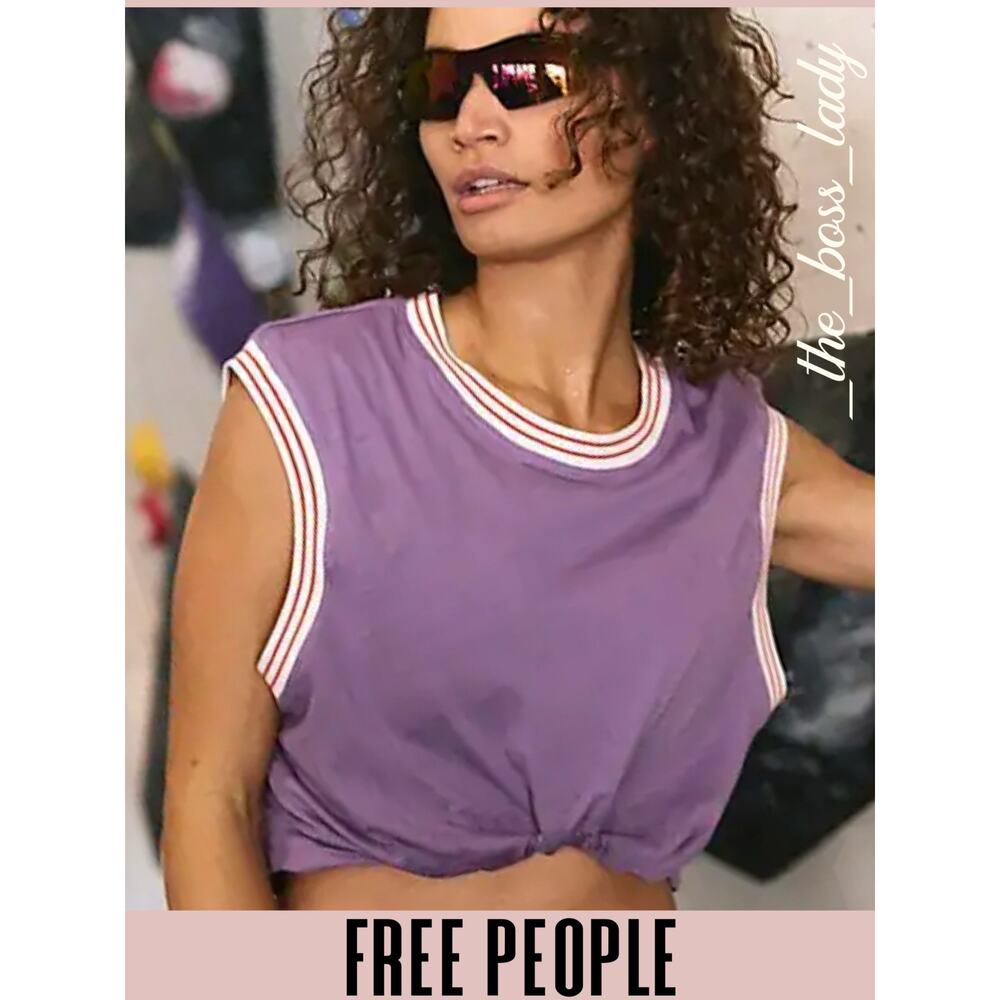 Free People Movement cropped top tank activewear sportswear workout Small